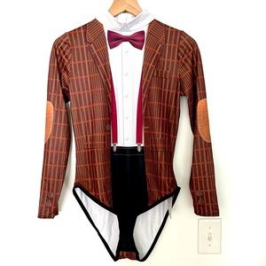 BNWT! Blackmilk Dr. Who 11th Doctor Reef Suit Bodysuit Cosplay Size XL RARE!